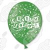 Шары воздушные зеленые с новым годом