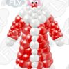 Фигура из шаров дед мороз